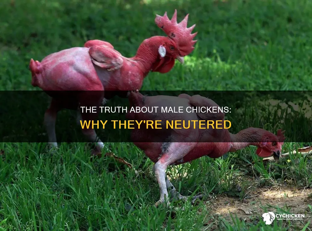 what is the name of a neautred male chicken