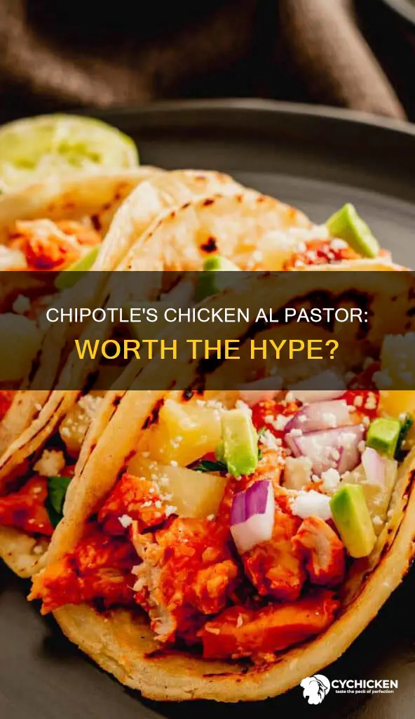 what is the new chicken al pastor at chipotle