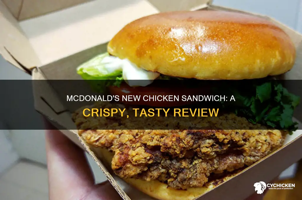 what is the new chicken sandwich at mcdonald