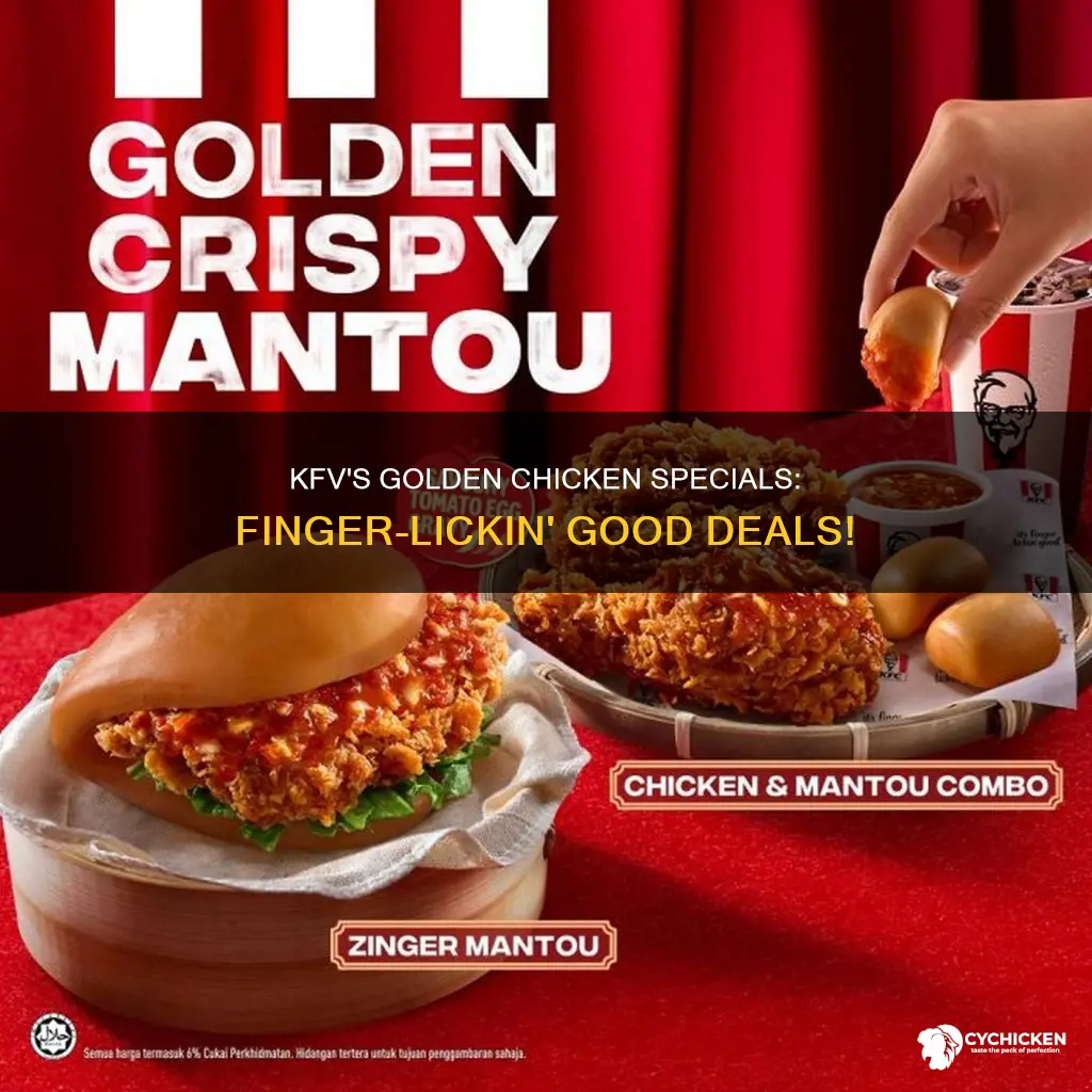 what is the new golden chicken specials at kfv
