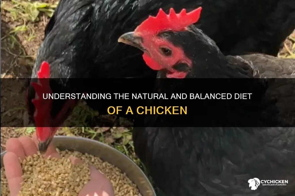 what is the normal diet of a chicken