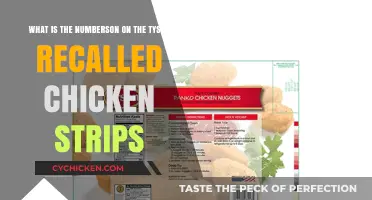 Recalled Tyson Chicken Strips: What's the Number?