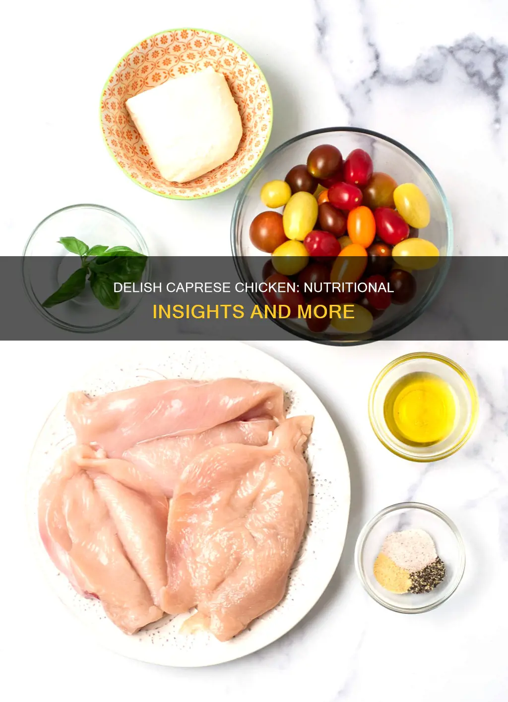 what is the nutricianal value of delish caprese chicken