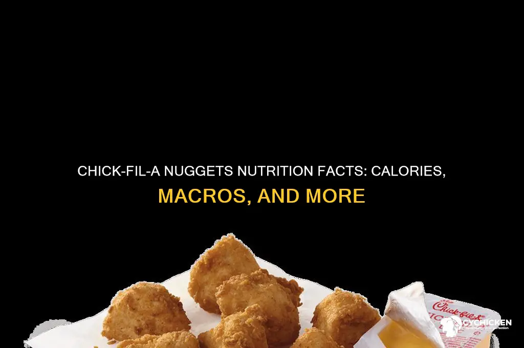 what is the nutrition facts of chick-fil-a nuggets
