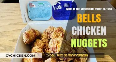 Taco Bell's Chicken Nuggets: Uncovering Their Nutritional Value and Benefits