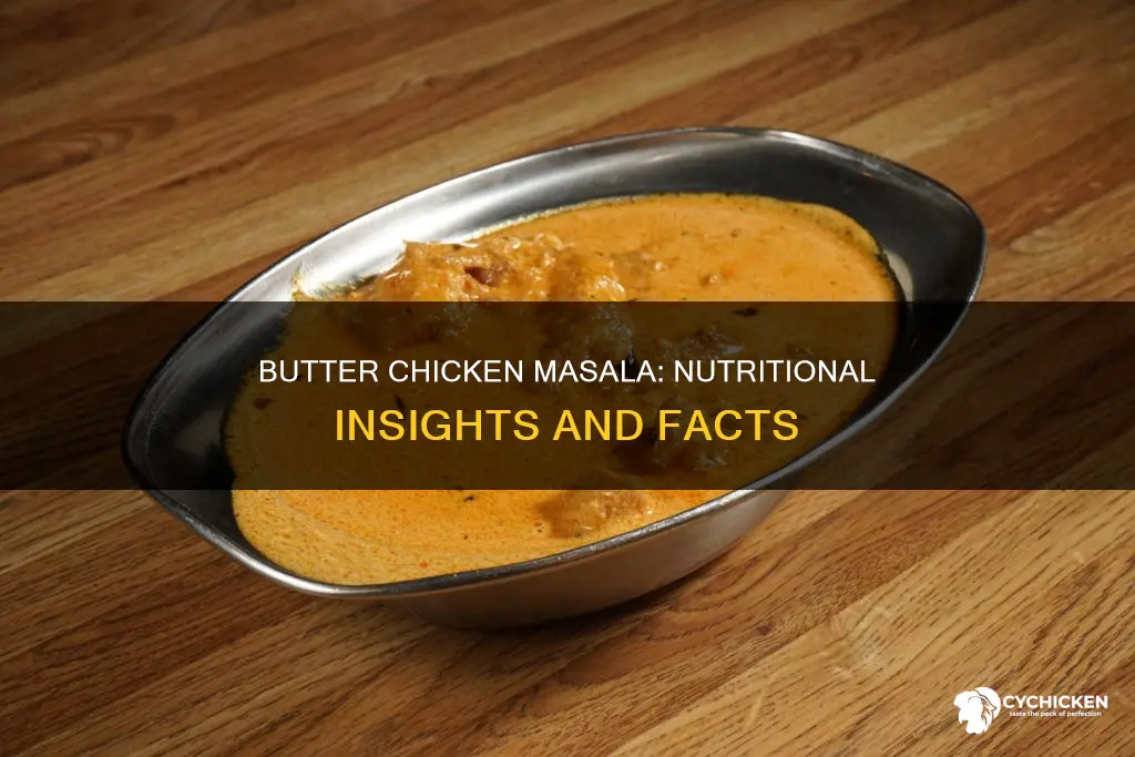 what is the nutritional value of butter chicken masala