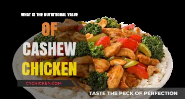 Cashew Chicken Nutrition: Unlocking the Healthy Benefits of This Dish