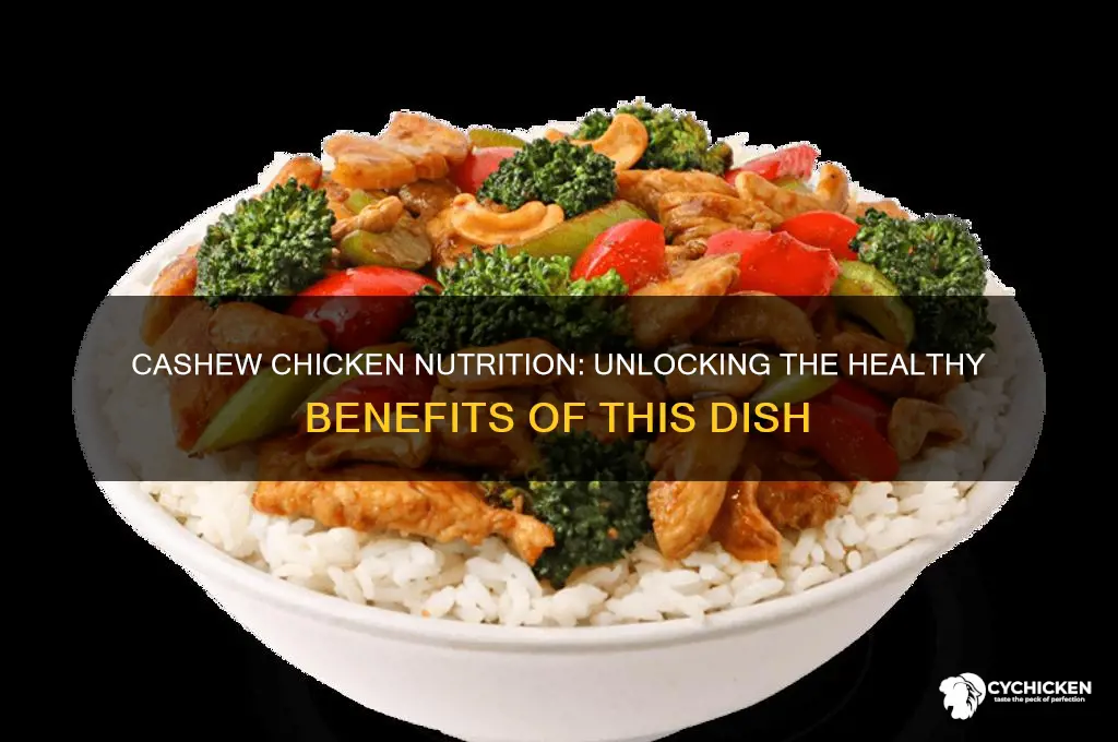 what is the nutritional value of cashew chicken