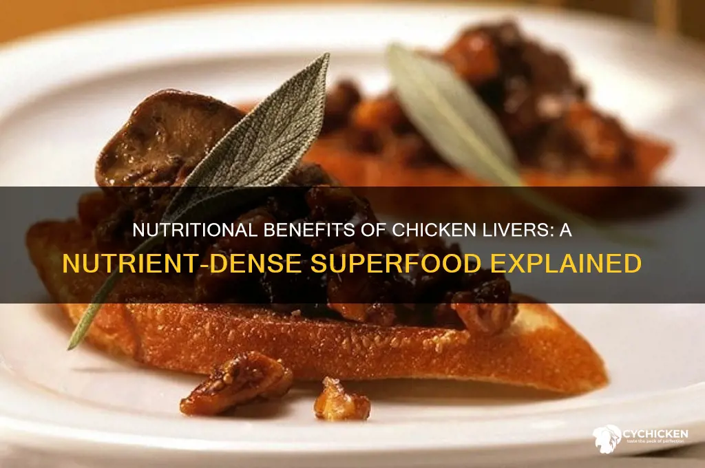 what is the nutritional value of chicken livers