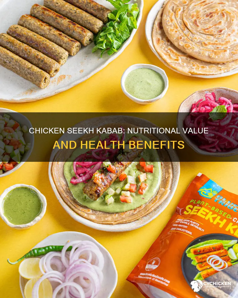 what is the nutritional value of chicken seekh kabab