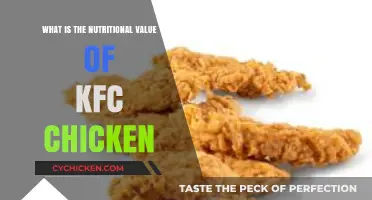 Unveiling KFC Chicken's Nutritional Value: Calories, Fats, and More