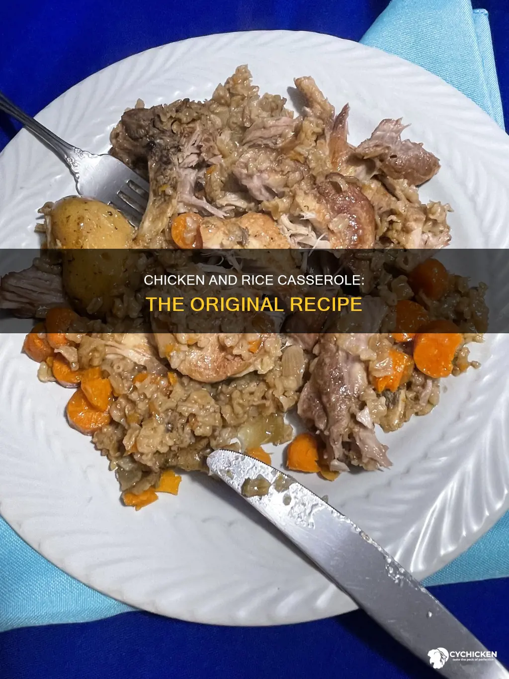 what is the oldest chicken and rice casserole recipe