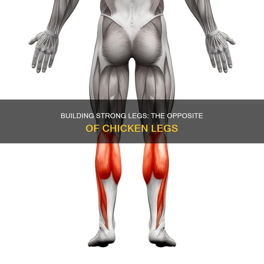 what is the opposite of chicken legs on a human