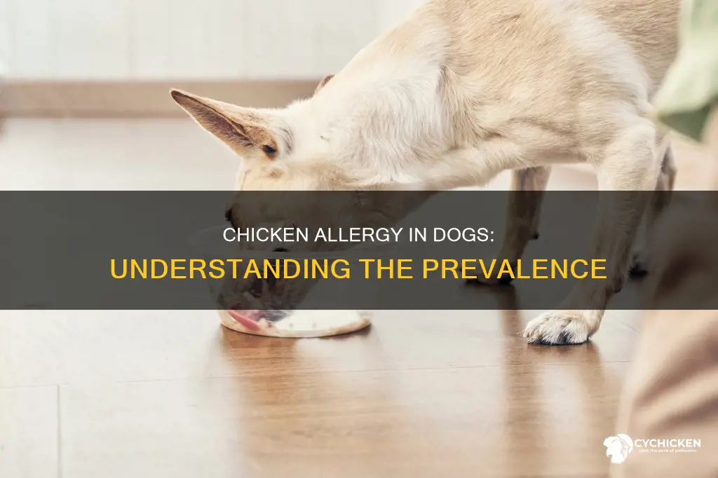what is the percentage of chicken allergies in dogs
