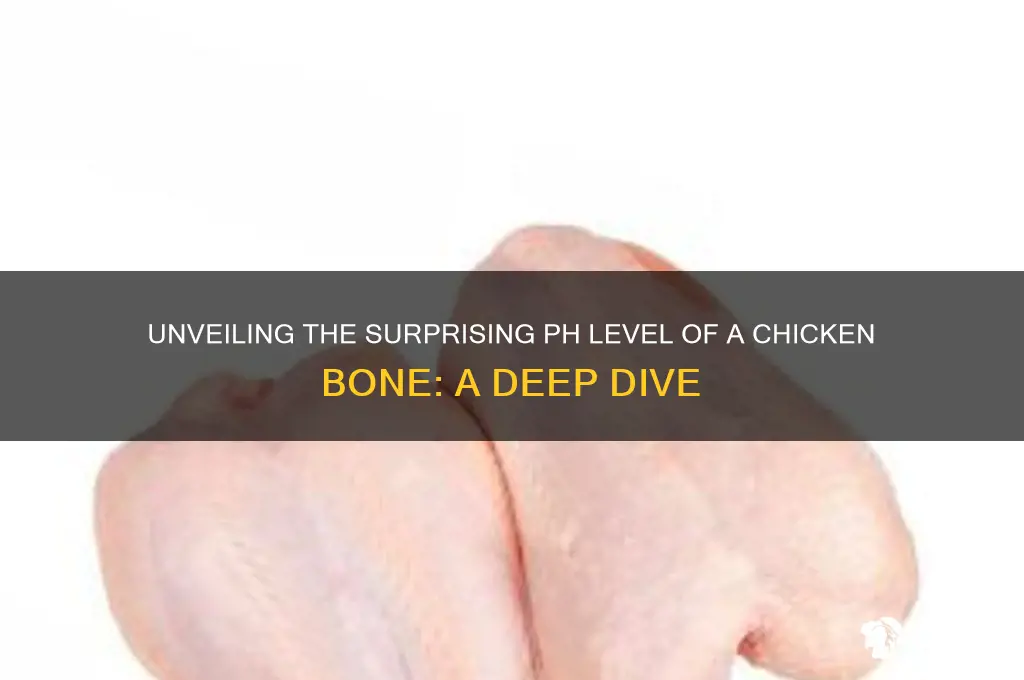 what is the ph of a chicken bone