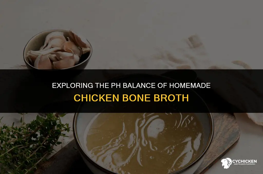 what is the ph of chicken bone broth