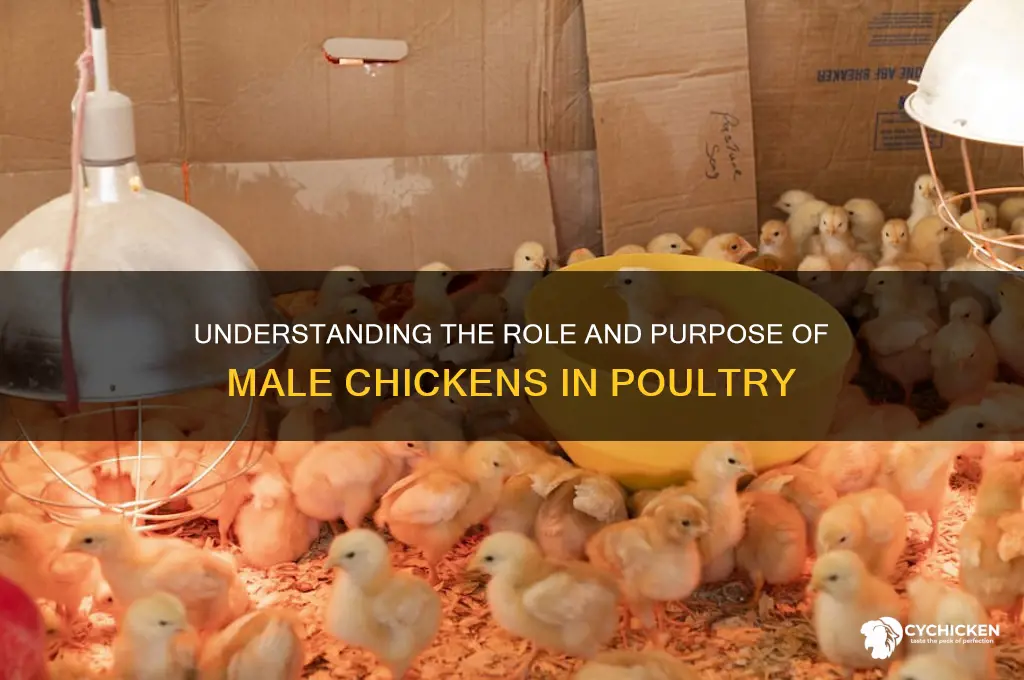 what is the point of a male chicken