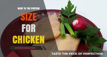 Perfect Chicken Portion Sizes: A Guide to Balanced Meals