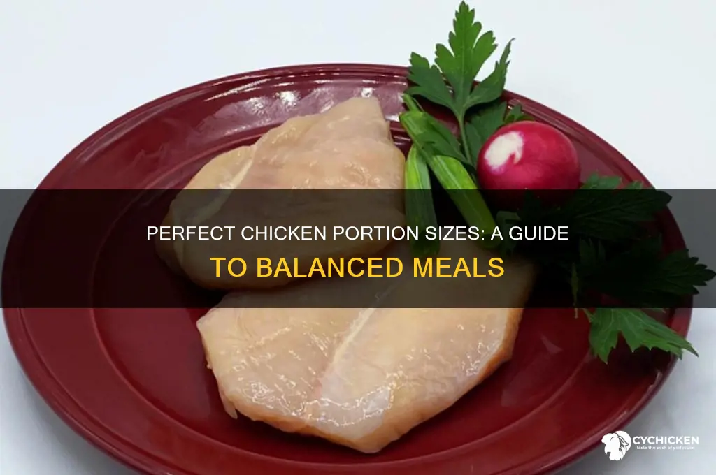 what is the portion size for chicken