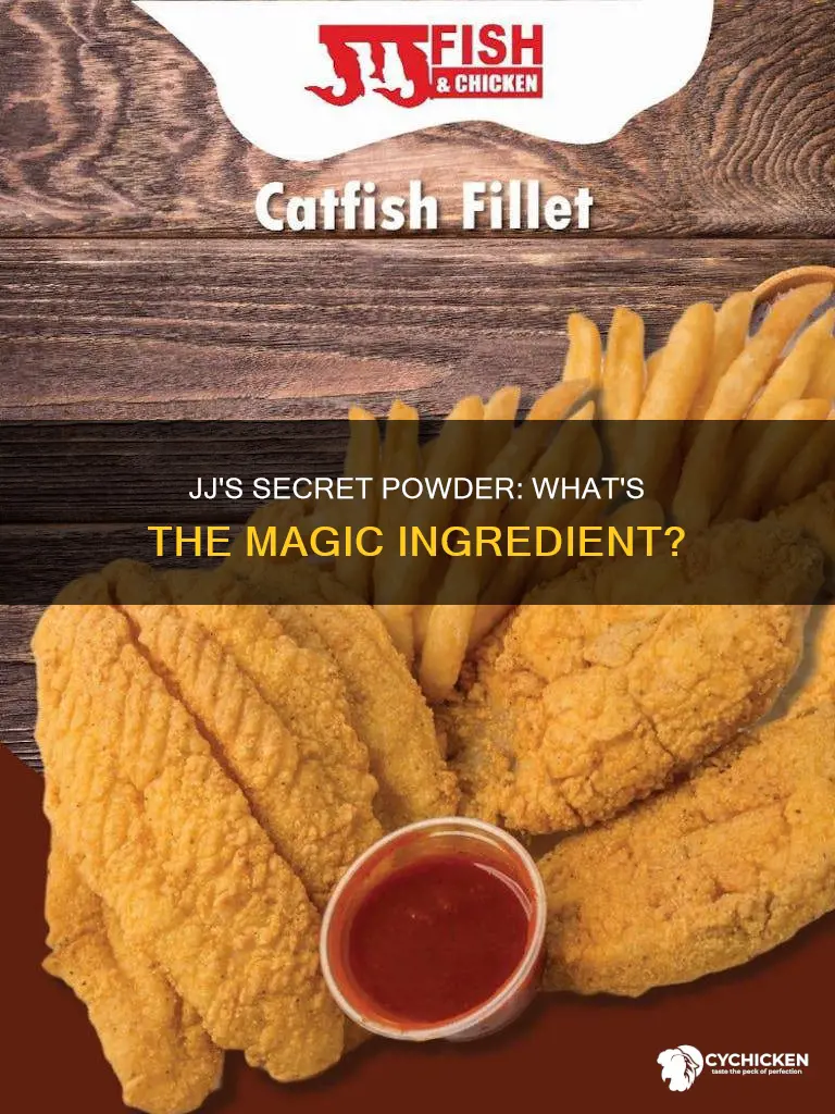 what is the powder on jj fish and chicken