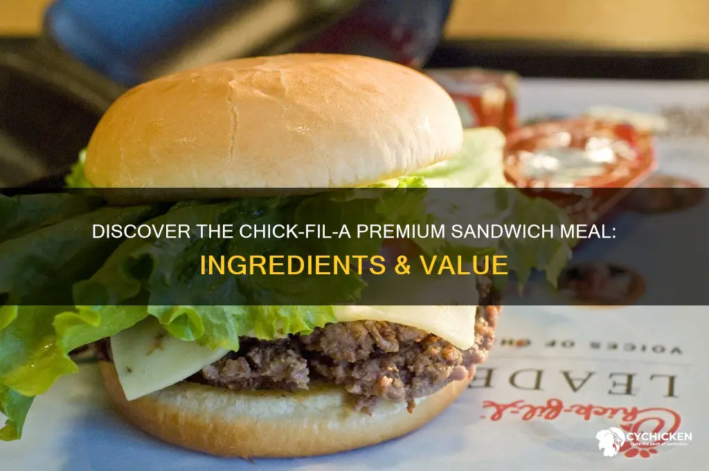 what is the premium chick-fil-a sandwich meal