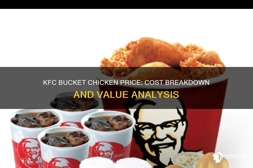 what is the price for kfc bucket chicken