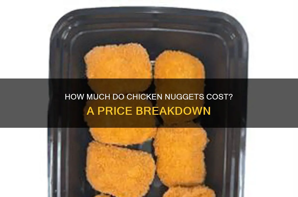 what is the price of chicken nuggets