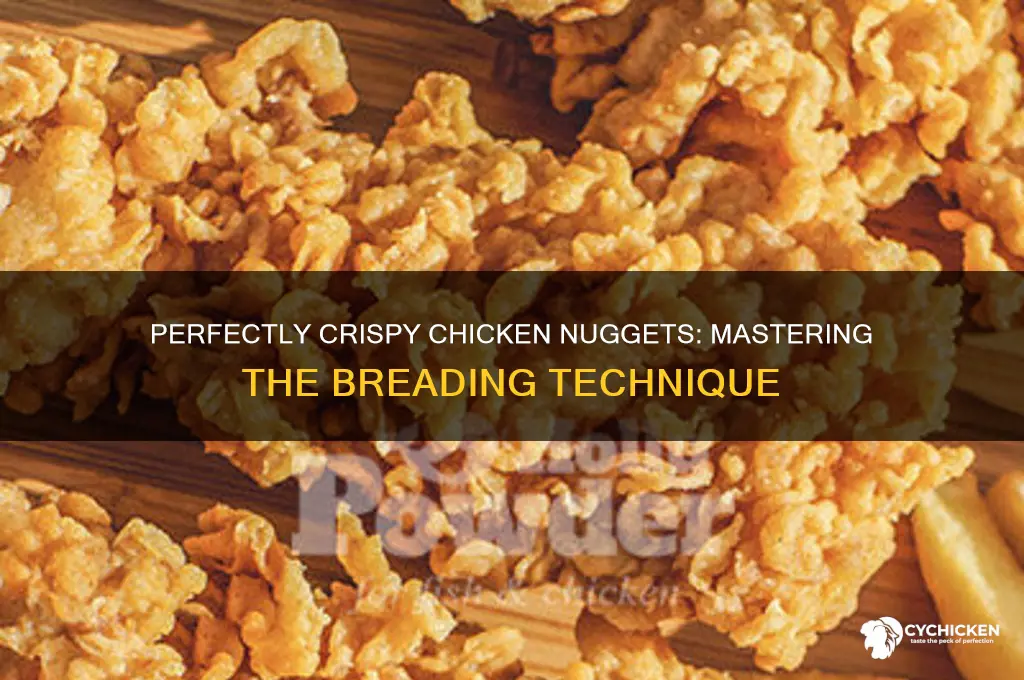 what is the procedure for breading chicken nuggets