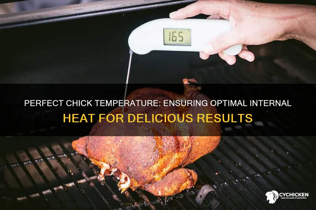 what is the proper internal temperature for chick
