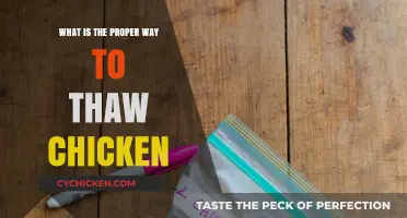 Safely Thawing Chicken: The Right Way to Defrost Poultry