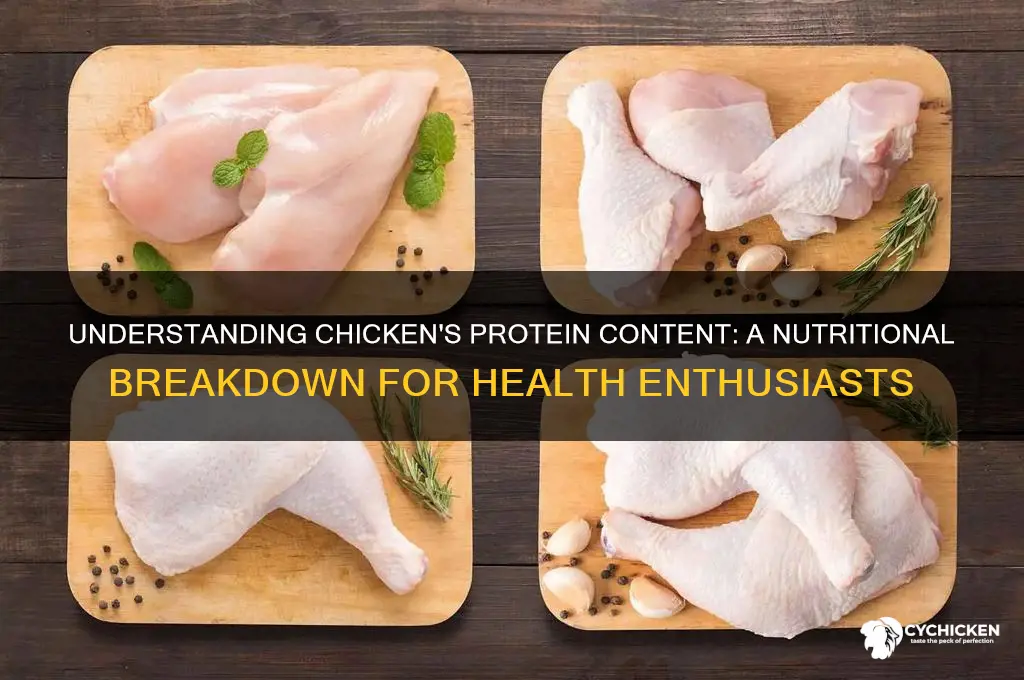 what is the protein content of chicken