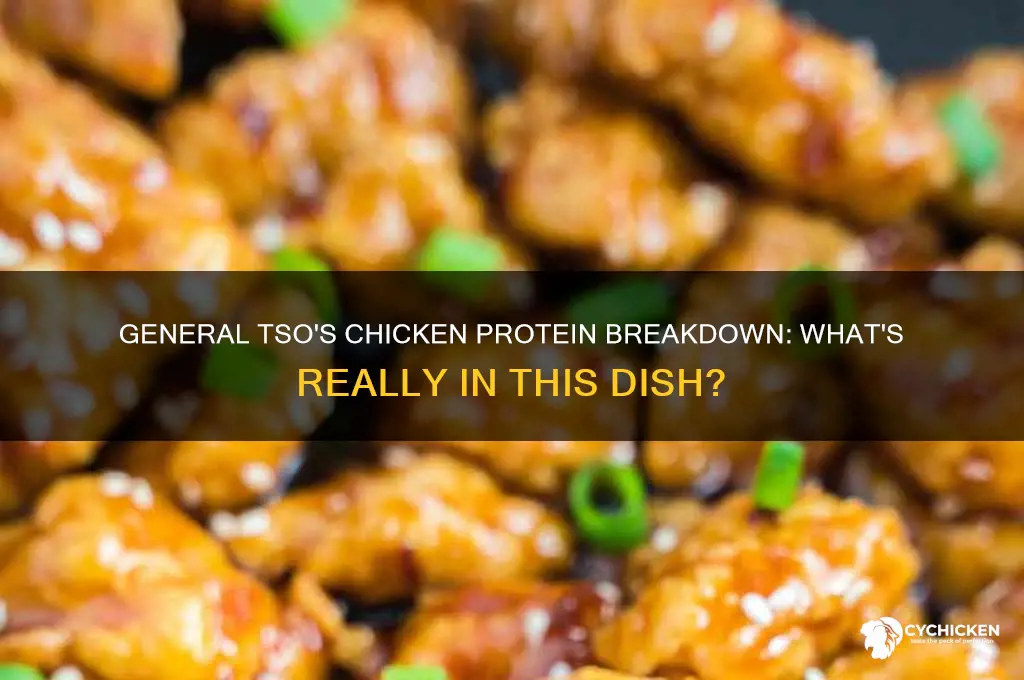 what is the protein of general tsos chicken