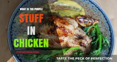 Unveiling the Mystery: What's the Purple Stuff in Chicken?