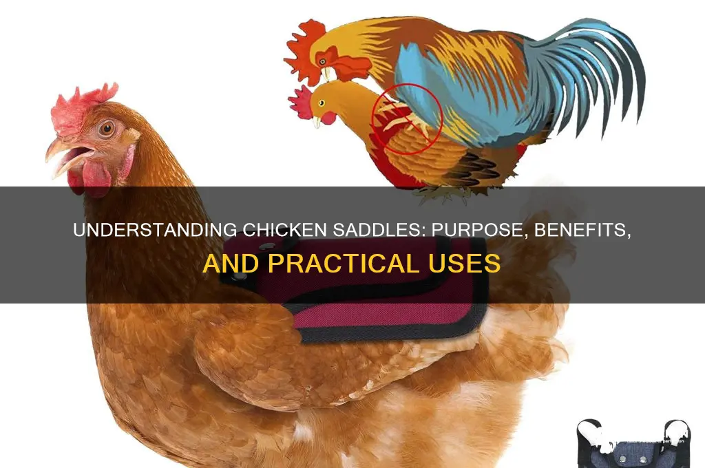 what is the purpose of a chicken saddle