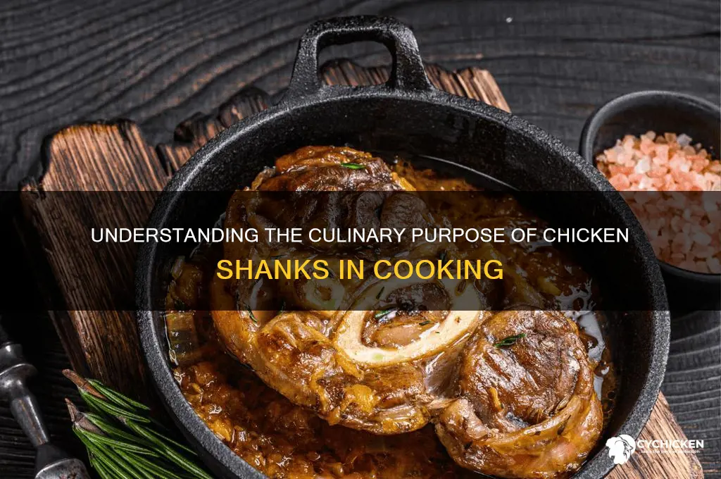 what is the purpose of chicken shank