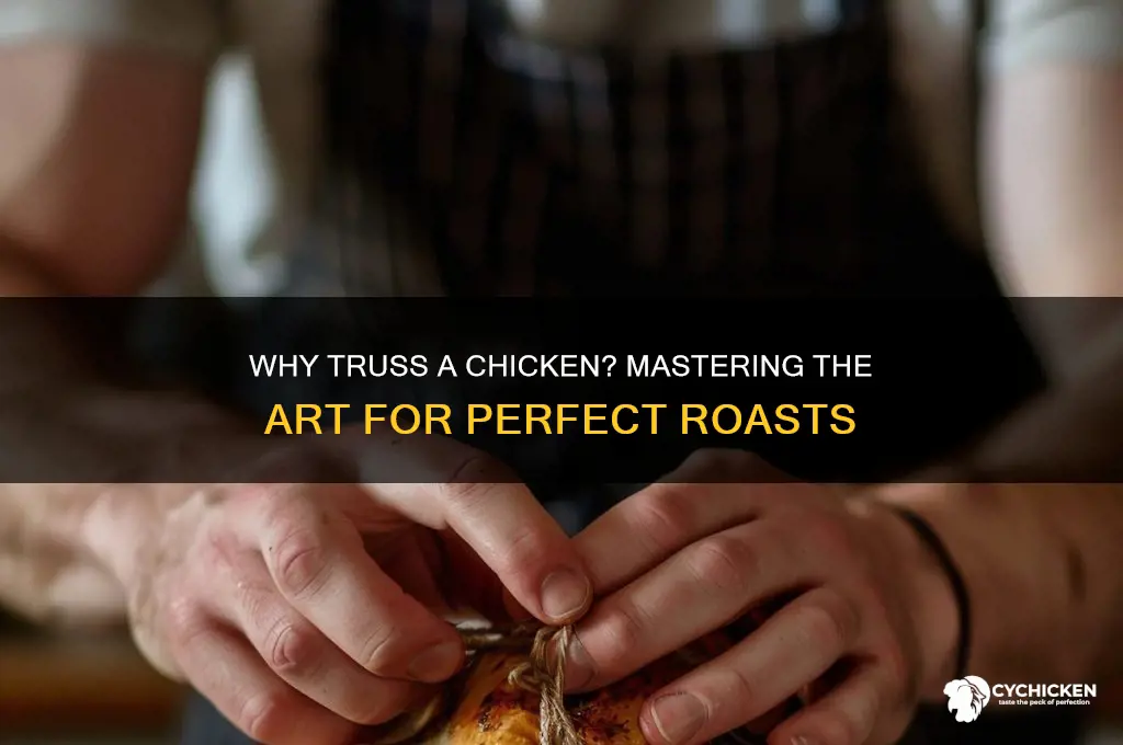 what is the purpose of trussing a chicken