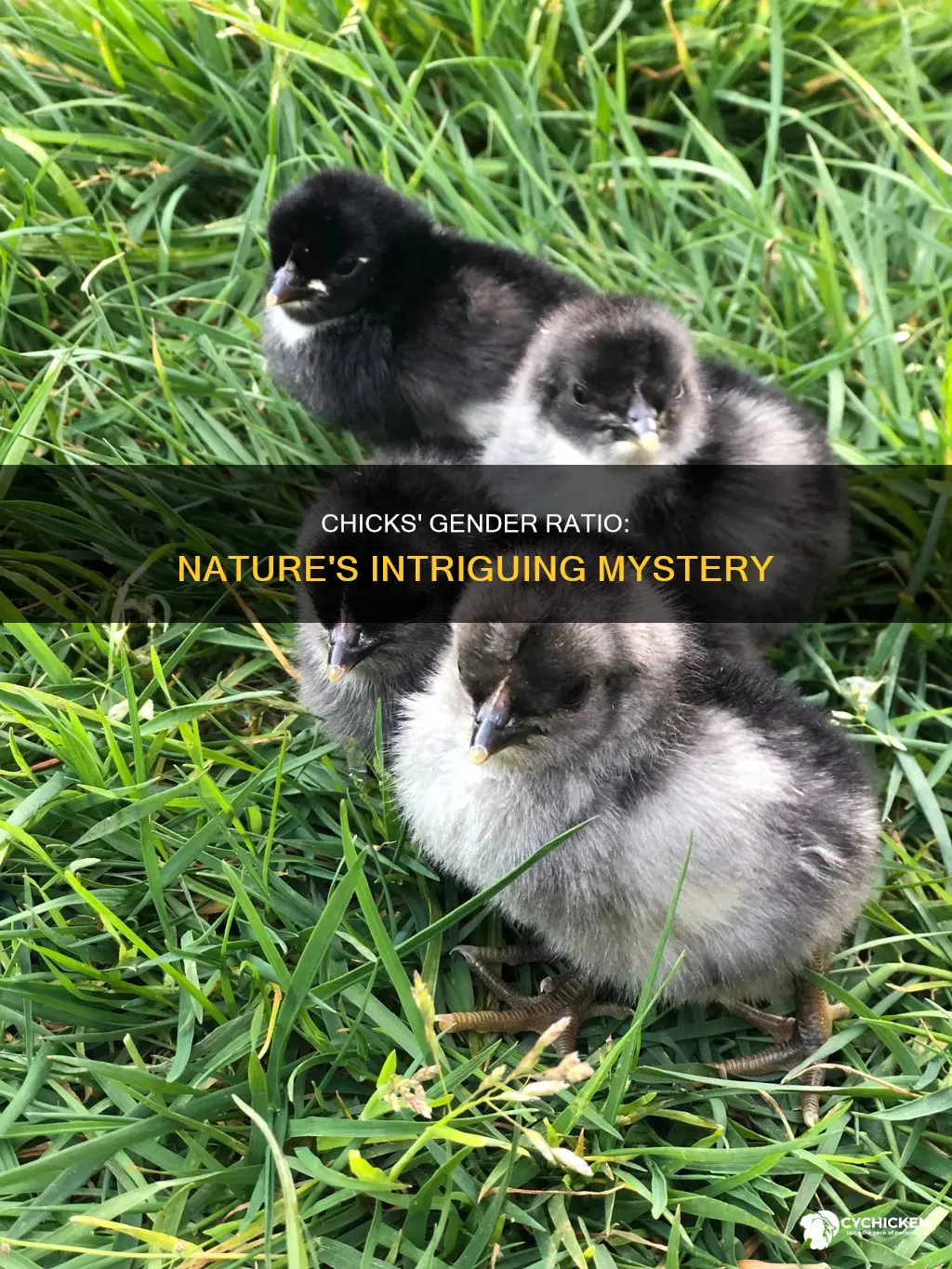 what is the ratio to male and female chicks
