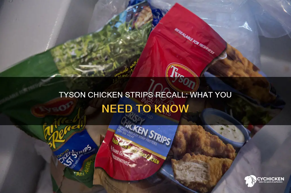 what is the recall on tyson chicken strips