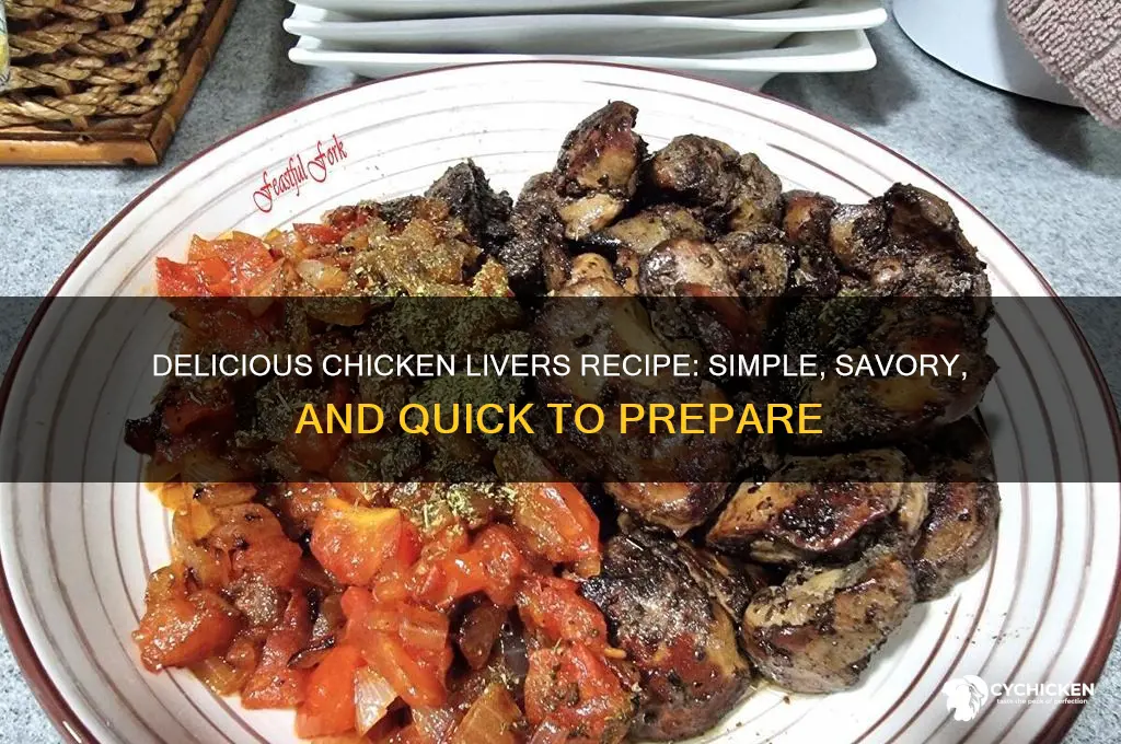 what is the recipe for chicken livers