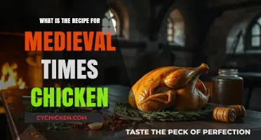 Discover the Authentic Medieval Times Chicken Recipe: A Historical Culinary Journey