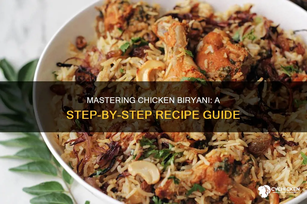 what is the recipe of chicken biryani