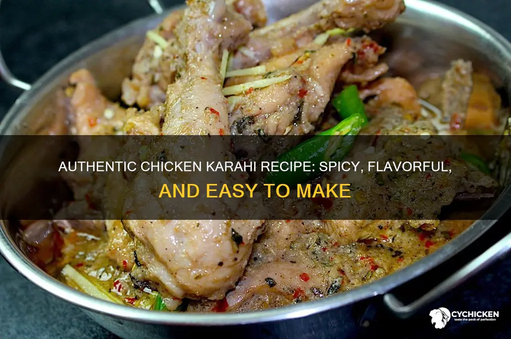 what is the recipe of chicken karahi