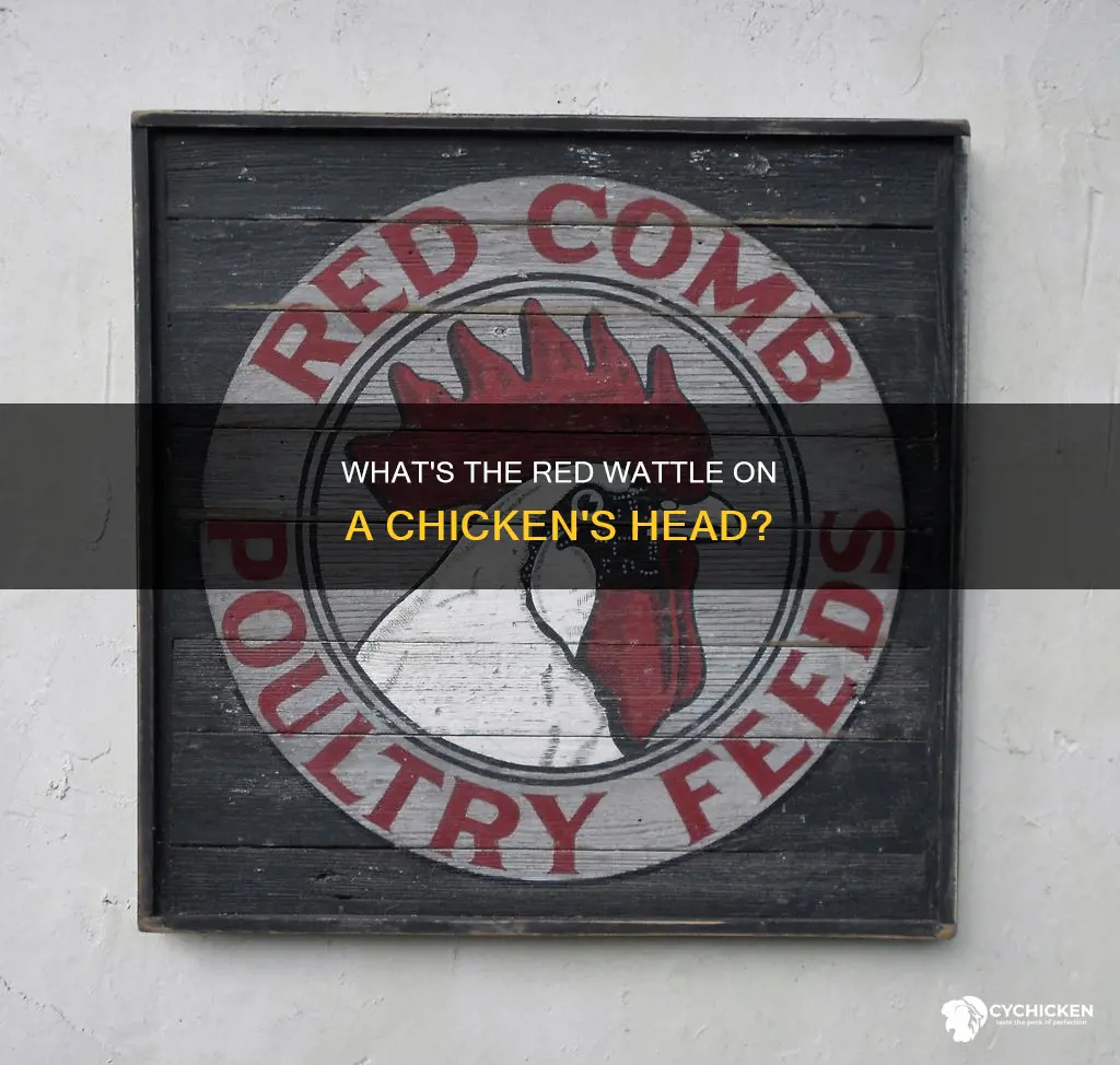 what is the red stuff on a chicken