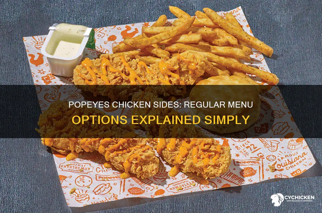 what is the regular sides for popeyes chicken