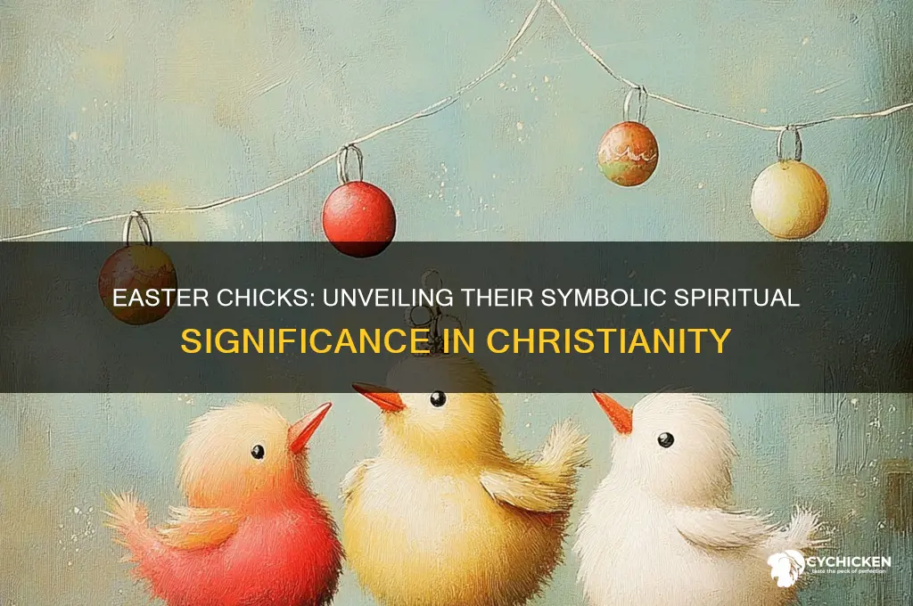 what is the religious meaning of easter chicks