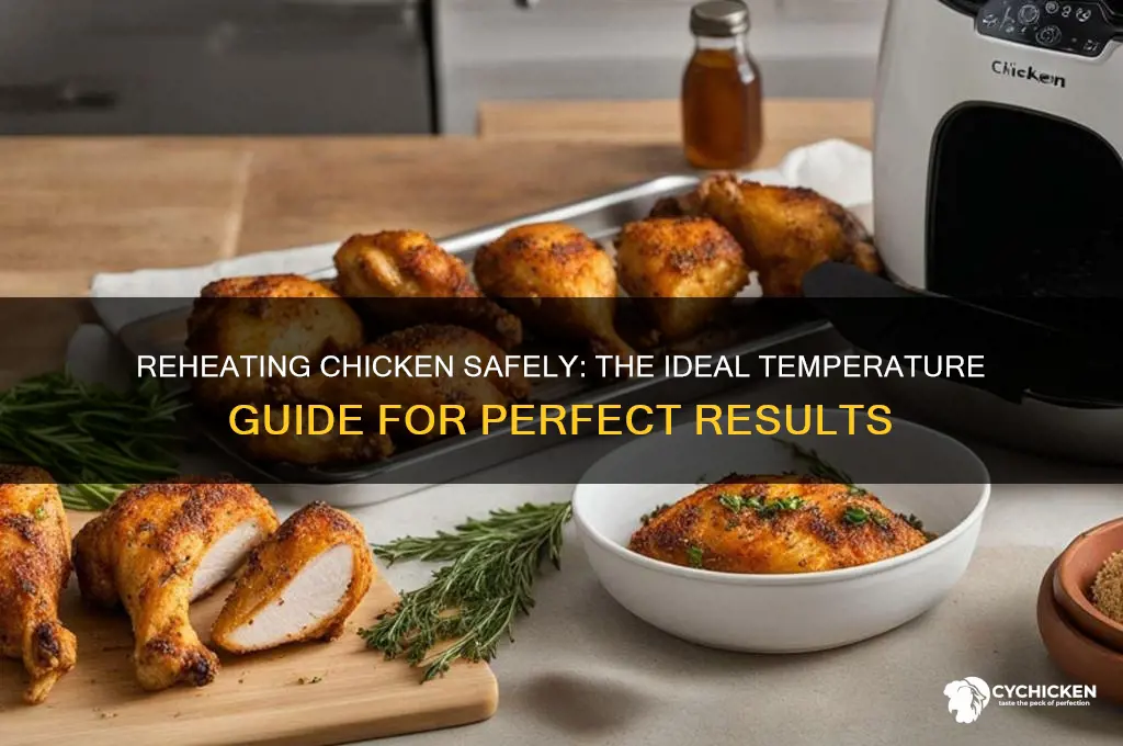 what is the required temperature for reheating chicken