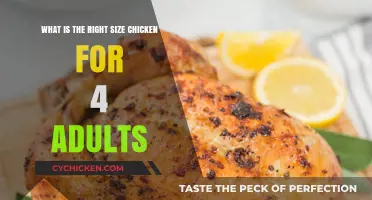 Chicken Dinner Portioning for Four: The Right Size Bird