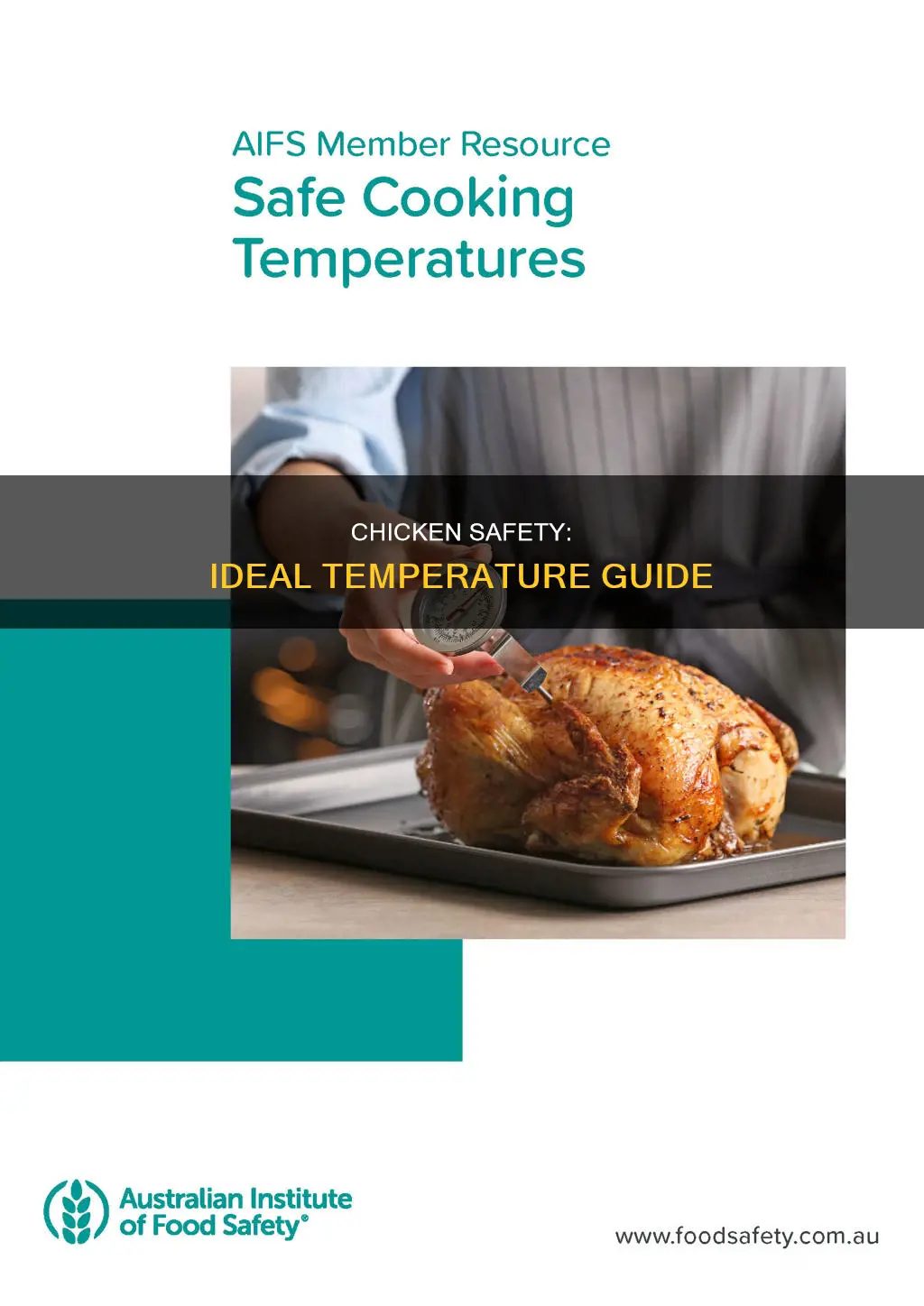 what is the safe temperature for chicken ai overview