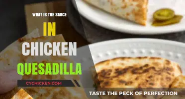 Discover the Secret Sauce in Chicken Quesadillas: A Flavor Guide