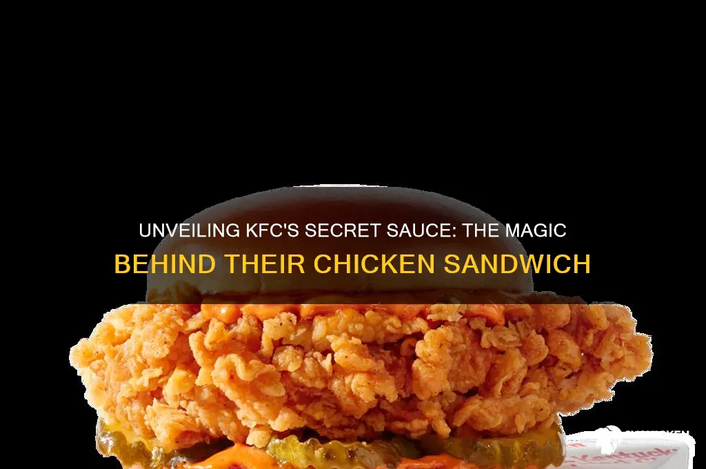 what is the sauce on kfc chicken sandwich